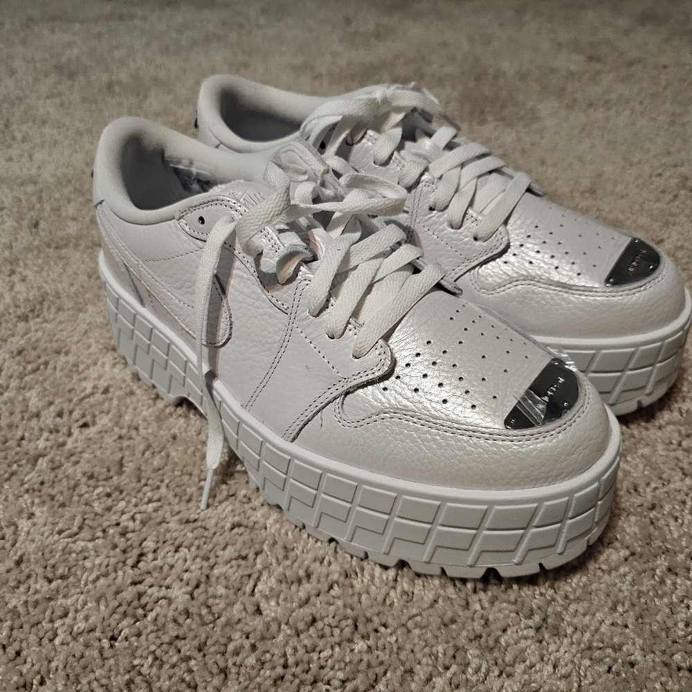 Women's Nike White Platform Sneakers